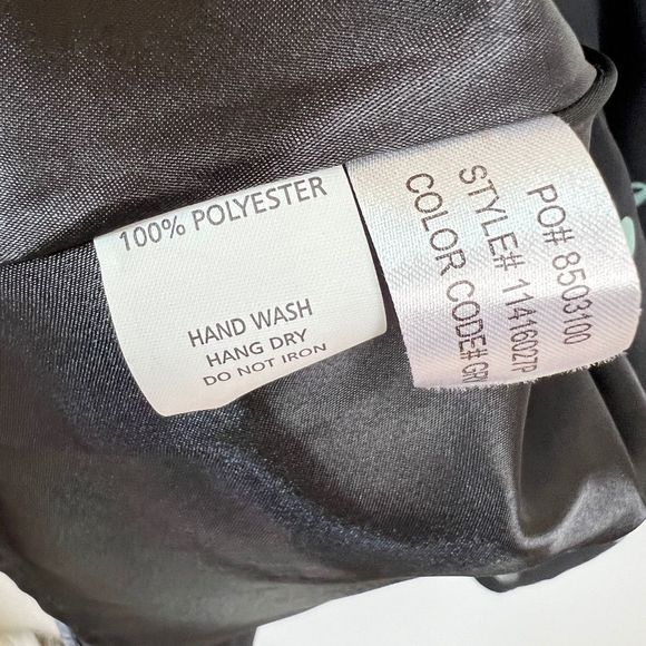 O'Neill Sleeveless Black & Teal Dot Detail Open Back Skater Scoop Neck Dress - Picture 8 of 8